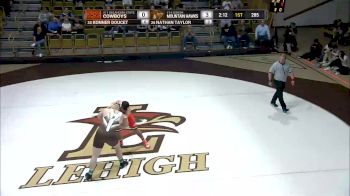 285 lbs: Konner Doucet, Oklahoma State vs Nathan Taylor, Lehigh