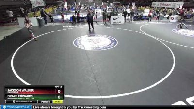 84 lbs Cons. Round 4 - Drake Edwards, Mad Dawg Wrestling Club vs Jackson Walker, California