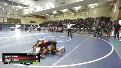 150 lbs Champ. Round 1 - Mason Eligio, Ayala vs Aaron Flores, La Serna