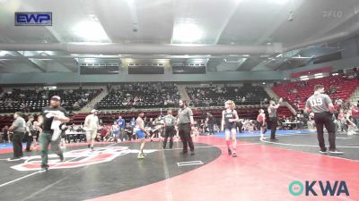 84 lbs Consi Of 4 - Bryson Gelinas, Grove Takedown Club vs Mason Patel, Glenpool Warriors