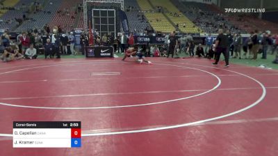 61 kg Consolation - Darthe Capellan, Canada vs Josh Kramer, Sunkist Kids Wrestling Club