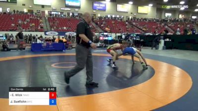 74 kg Con Semis - Evan Wick, TMWC/ University Of Wisconsin vs Jake Sueflohn, Boilermaker RTC