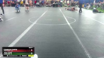 144 lbs Finals (2 Team) - Charles Curtis, Team Shutt vs Max Kaye, Alpha Elite