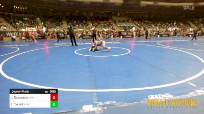 61 lbs Quarterfinal - James Catapano, VHW vs Easton Terrell, Springdale Youth Wrestling Club