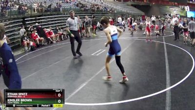 75 lbs Round 5 (6 Team) - Ethan Spatz, Nebraska Red vs Kinsler Brown, Team Texas