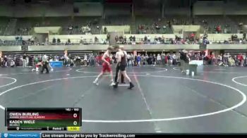 160 lbs Quarterfinal - Owen Burling, Askren Wrestling Academy vs Kaden Wiele, NICHOLS