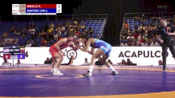 62 kg Semifinal - Kayla Miracle, USA vs Astrid Montero, VEN