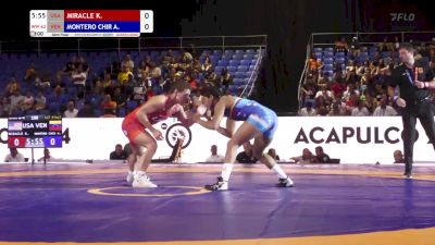 62 kg Semifinal - Kayla Miracle, USA vs Astrid Montero, VEN