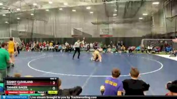 115 lbs Round 1 (4 Team) - Tanner Baker, South Dakota Blizzard vs Danny Cleveland, Iowa Blue