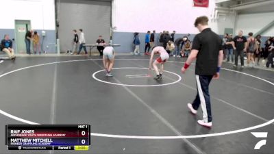 138 lbs Final - Raif Jones, Anchorage Youth Wrestling Academy vs Matthew Mitchell, Pioneer Grappling Academy