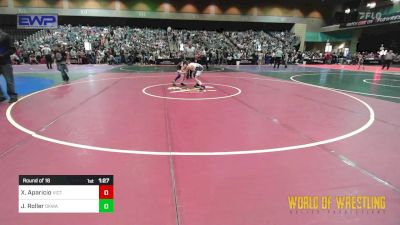 73 lbs Round Of 16 - Xavier Aparicio, Victory Wrestling Club,wa vs Jaxon Roller, OKWA