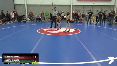 59 lbs Cons. Round 4 - Joseph Rhodes, Rangers Wrestling Club vs Ethan Flowers, Midlothian Miners Wrestling Cl