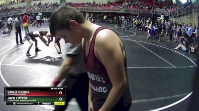 140 lbs Champ. Round 1 - Cinch Forbes, Plainview Pirates vs Jack Lotter, Conestoga Wrestling Club