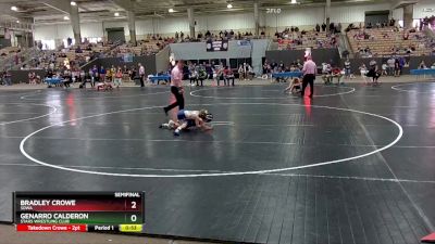 60 lbs Semifinal - Genarro Calderon, Stars Wrestling Club vs Bradley Crowe, SDWA