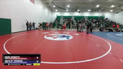 106 lbs Round 1 - Tavin Vendetti, Green River Grapplers Wrestling vs Bentley Johnson, Green River Grapplers Wrestling