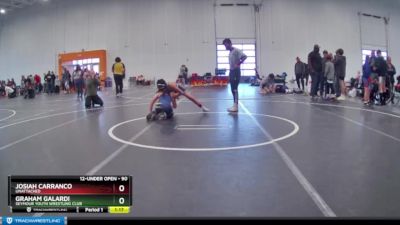 90 lbs Round 5 - Josiah Carranco, Unattached vs Graham Galardi, Seymour Youth Wrestling Club