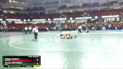 138 lbs Cons. Round 2 - Jaxon Garrity, Owyhee vs Ethan Matthews, Kuna