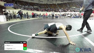 73 lbs Round Of 16 - Julien Mejia, Prodigy Elite Wrestling vs Logan Vigueras, Team Tulsa Wrestling Club