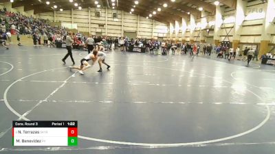 126 lbs Cons. Round 3 - Nate Terrazas, Skyridge vs Miguel Benevidez, Piedra Vista