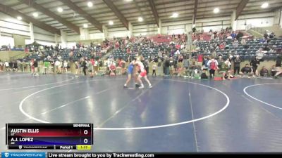 126 lbs Semifinal - Austin Ellis, UT vs A.j. Lopez, AZ