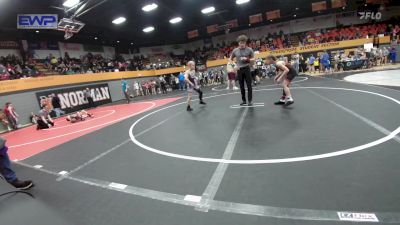 85 lbs Semifinal - Landon Villines, Weatherford Youth Wrestling vs Leo Farmen, Chickasha Youth Wrestling