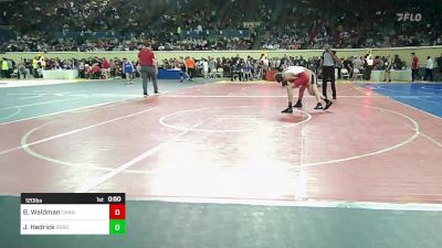 120 lbs Consi Of 32 #1 - Brody Waldman, Chandler Junior High vs Jordan Hedrick, Perry Wrestling Club