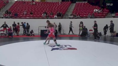 53 kg Cons 16 #1 - Kadence Beck, Team Idaho Wrestling Club vs Bella Gulzow, Oregon