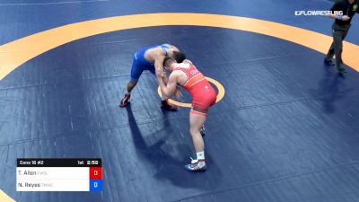 92 kg Cons 16 #2 - Trenton Allen, Compound Wrestling - Great Lakes vs Nikko Reyes, TMWC/ VALLEY RTC