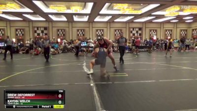 170 lbs Quarterfinals (8 Team) - Kaydin Welch, Team Alien vs Drew Deforrest, SVRWC Gold