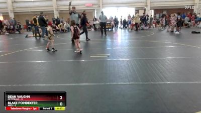 49 lbs Round 1 (6 Team) - Dean Vaughn, MI Pitbulls vs Blake Poindexter, Ares