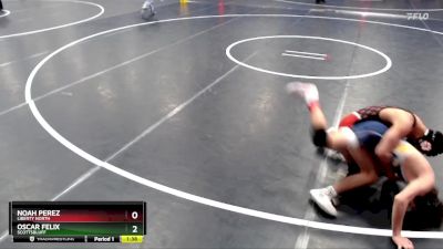 120 lbs Round 1 - Oscar Felix, Scottsbluff vs Noah Perez, Liberty North