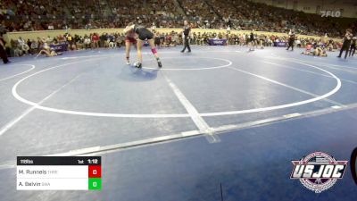 118 lbs Round Of 32 - McKinley Runnels, Threestyle vs Ava Belvin, Shelton Wrestling Academy