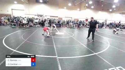 61 kg Cons 32 #2 - Zeth Romney, LAWC/Chaminade vs Derrick Cardinal, Jackrabbit Wrestling Club