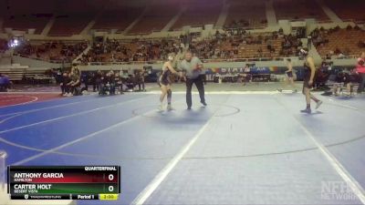 D1-138 lbs Quarterfinal - Carter Holt, Desert Vista vs Anthony Garcia, Hamilton