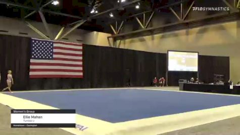 Ellie Mahan - Women's Group, Tumble U - 2021 USA Gymnastics Championships