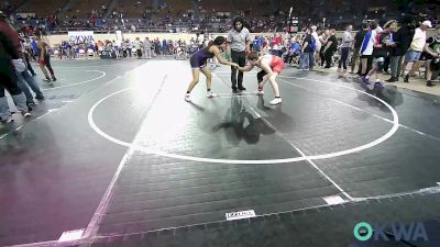 140 lbs Consi Of 4 - Trip May, Grove Takedown Club vs NayKhia Gentry, Tulsa Blue T Panthers