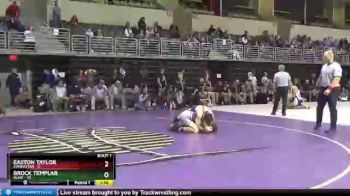138 lbs Round 1 (8 Team) - Brock Templar, Blair vs Easton Taylor, Manhattan