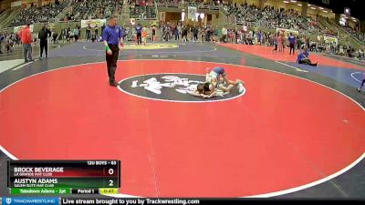 63 lbs Semifinal - Brock Beverage, La Grande Mat Club vs Austyn Adams, Salem Elite Mat Club