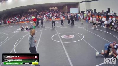 5A 220 lbs 3rd Place Match - Clayton Rygol, Nation Ford vs Tyrone Robinson, White Knoll