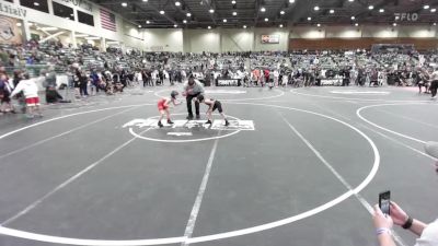 55 lbs 2nd Place - Bentley Newman, Illinois Valley YW vs Arpelio Sartori, Ruby Mountain WC