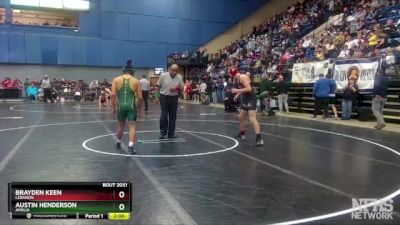 2 - 150 lbs Champ. Round 1 - Brayden Keen, Lebanon vs Austin Henderson, Amelia