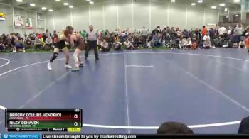 160 lbs Round 1 (6 Team) - Broedy Collins Hendricks, Iowa Gold vs Riley Dehaven, Wyoming Brown