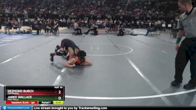 5A 98 lbs Cons. Round 2 - Dezmond Burch, Centennial vs Jared Wallace, Post Falls