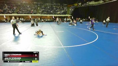 56 lbs Round 1 - Adilyn Schrader, Big Game Wrestling Club vs Kinzly Strohman, Iowa