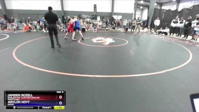 125 lbs Round 2 - Jamisen Rozell, Barlow Mat Club (DBA Barlow Wrestling) vs Waylon Hoyt, NWWC