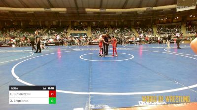 58 lbs Consi Of 8 #1 - Ezequiel Gutierrez, RedWave Wrestling vs Xavier Engel, Hawks WC Lincoln, Ne