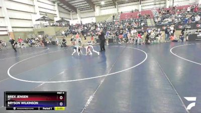 71 lbs Quarterfinal - Brex Jensen, UT vs Bryson Wilkinson, IL