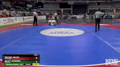 5A 160 lbs Quarterfinal - Brady Goodwin, Holtville vs Tra`mel Mccoy, Tallassee