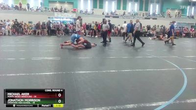 175 lbs Cons. Round 4 - Jonathon Morrison, Creekside High School vs Michael Aker, Ponte Vedra Wrestling