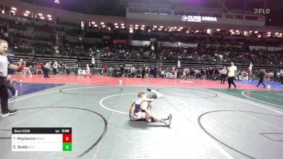 75 lbs Consi Of 8 #2 - Troy Migliaccio, Mount Olive vs Christopher Baldo, Bitetto Trained Wrestling